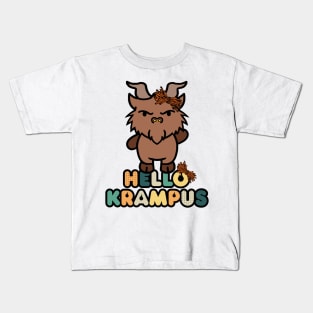 Hello Krampus Christmas Kids T-Shirt